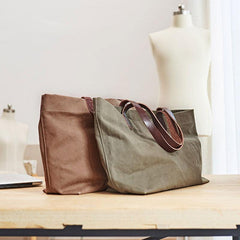 Mens Canvas Cool Tote Bag Canvas Handbag Canvas Tote for Men Women