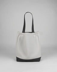 Cute Womens White Leather Shoulder Tote Bag Best Tote Handbag Shopper Bag Purse for Ladies