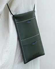 Cute Green LEATHER Phone Purse WOMEN SHOULDER BAG Slim Phone Crossbody Purse FOR WOMEN