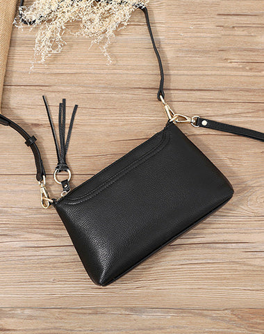 Pink Zip Leather Wristlet Wallet Womens Small Crossbody Purse Minimalist Shoulde WW01081086