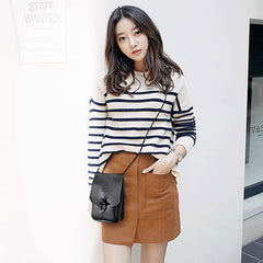 Cute LEATHER WOMEN Mini Cell Phone SHOULDER BAG Small Crossbody Purse FOR WOMEN