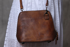 Handmade Leather phone purse shoulder bag for women leather crossbody bag