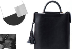 Genuine Leather handbag shoulder bag for women leather shopper bag - EverHandmade