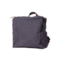 Pink Canvas Mens Womens Cube Rucksack Satchel Backpack Canvas School Backpack for Men Women