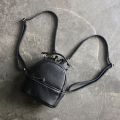 Cute LEATHER WOMENs Small Backpack Stylish SHOULDER BAG Purses FOR WOMEN