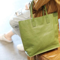Green Womens Shopper Bag Tote Bag Purse Leather Tote Purse - Annie Jewel