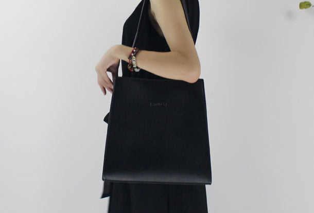Microfiber PU Leather handbag shoulder bag for women leather shopper bag - EverHandmade