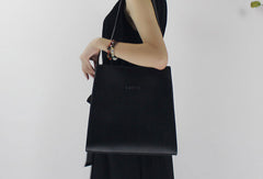 Microfiber PU Leather handbag shoulder bag for women leather shopper bag - EverHandmade