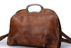 Handmade Leather handbag purse shoulder bag for women leather shopper bag