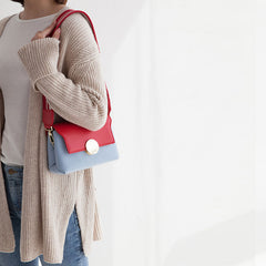 Stylish Leather Womens Cute Mini Shoulder Bag Crossbody Purse for Women