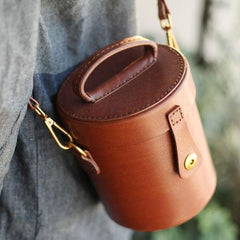 Small Bucket Bag Cute Bucket Bags Round Shaped Purses Clutch - Annie Jewel