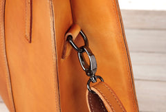 Handmade Leather Vintage Womens Tote Bag Purse Shoulder Bag for Women