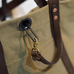 Handmade Canvas Leather Cool Mens Tote Bag Canvas Handbag Canvas Tote Canvas Messenger Bag for Men Women