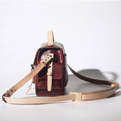 Handmade Leather Red Womens Messenger Bag Fashion Shoulder Bag for Women