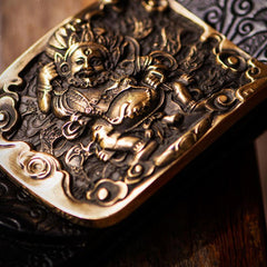 Handmade Cool Black Leather Mens Belts Custom Leather Men Belt for Men