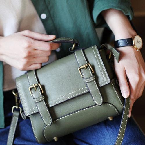 Mini Satchel Purse Green Satchel Bag - Annie Jewel