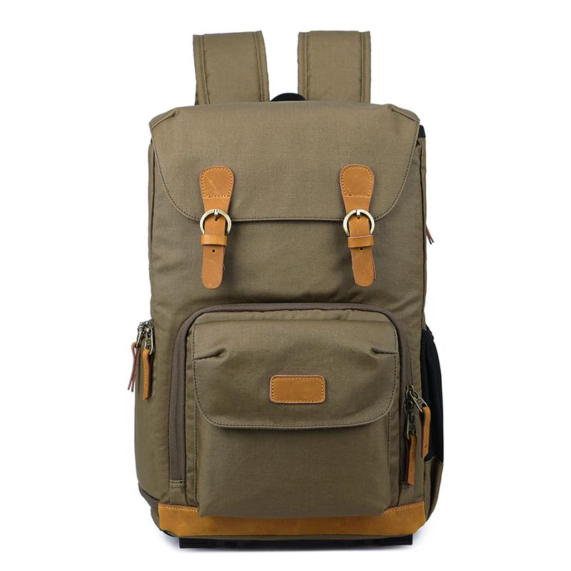 Blue LARGE CANVAS WATERPROOF MENS DSLR CAMERA BAG CANON CAMERA BACKPACK NIKON CAMERA BAG FOR Women