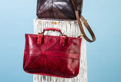 Handmade Handbag Briefcase Purse Leather Crossbody Bag Purse Shoulder Bag for Women - EverHandmade