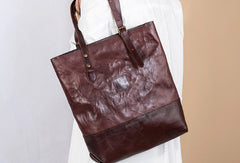 Handmade Genuine Leather Handbag Tote Purse Handbag Shoulder Bag Purse For Women - EverHandmade
