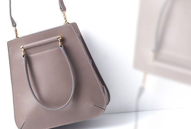 Genuine Leather handbag shoulder bag large tote for women leather shopper bag - EverHandmade