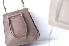 Genuine Leather handbag shoulder bag large tote for women leather shopper bag - EverHandmade