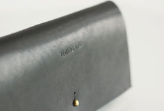Handmade leather personalized custom clutch purse long wallet purse clutch women - EverHandmade