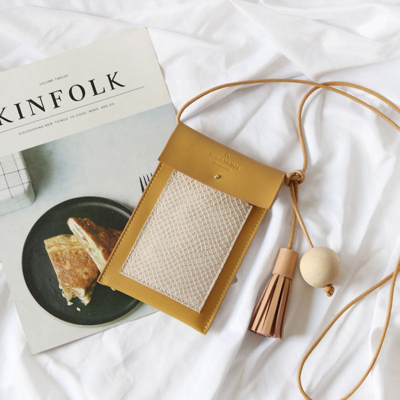 Cute Leather Womens Slim Cell Phone Purse Crossbody Purse Shoulder Bag for Women