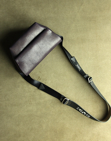 Stylish Womens Coffee Leather Sling Bag Crossbody Shoulder Bag Purse Sling Pack for Ladies