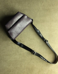 Stylish Womens Coffee Leather Sling Bag Crossbody Shoulder Bag Purse Sling Pack for Ladies