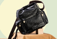 Handmade Genuine Cute Leather Backpack Bag Shoulder Bag Leather Purse For Women - EverHandmade