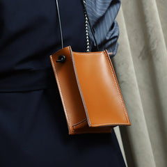 Cute Black Leather Phone Purse Women Side Bag Box Phone Crossbody Purse For Women