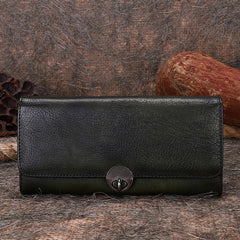 Red Classic womens Leather Flip Long Wallet Phone Wallet Clutch Wallet for Ladies