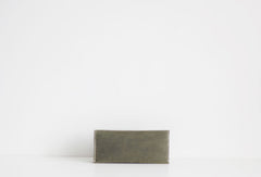 Handmade leather dark green clutch purse long wallet purse clutch women - EverHandmade