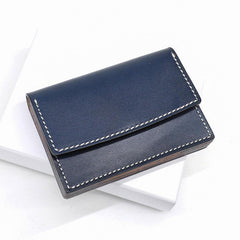 Cool Leather Mens Card Wallet Front Pocket Wallets Small Card Holders for Men