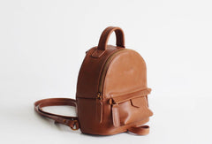 Mini Leather Backpacks Purse for Women Travel Backpacks for Women - EverHandmade