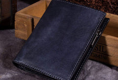 Genuine Leather Wallet Bifold Slim Wallet billfold Wallet Purse For Men Women - EverHandmade