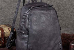 Genuine handmade Leather backpack bag shoulder bag girls women leather purse - EverHandmade