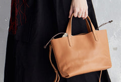 Handmade Leather Handbag Tote Bag Purse Crossbody Bag Shoulder Purse For Women