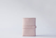 Handmade leather braided personalized custom clutch purse billfold triple wallet purse clutch women
