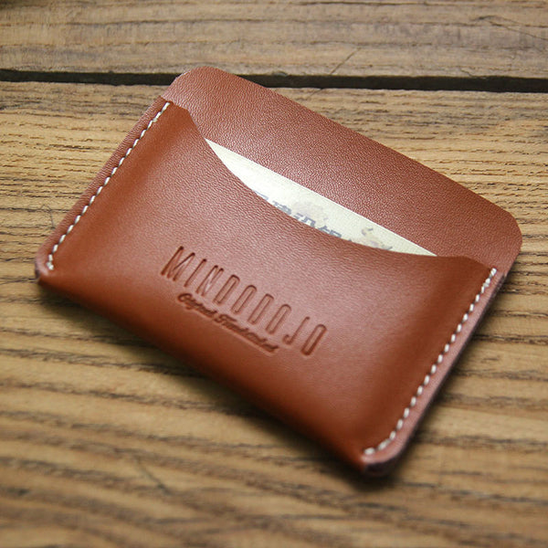 Cute LEATHER Womens Brown Small Wallet Leather Card Wallet FOR Women MIN00491010