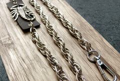 Sliver biker trucker punk scorpion hook wallet Chain for chain wallet biker wallet trucker wallet - EverHandmade