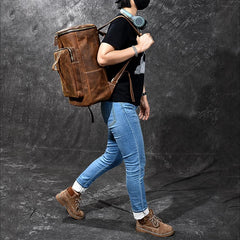 Retro Brown Leather Men 14