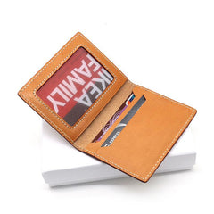 Leather Mens Card Wallets Small Wallet Slim Wallet Front Pocket Wallet for Men