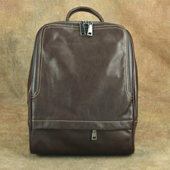 Vintage Leather Men's Backpack 13'' Laptop Backpack School Backpack For Men