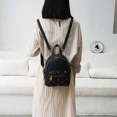 Cute LEATHER Mini WOMEN Backpack Purse Small Backpack FOR WOMEN