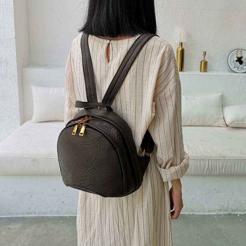 backpack purse soft leather Fashion Soft LEATHER Mini WOMEN Backpack Purse Small Backpack FOR WOMEN