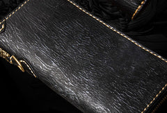 Handmade leather Geneisha biker wallet 