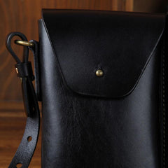 Leather Belt Pouch Mens Small Cases Waist Bag Hip Pack Belt Bag Fanny Pack Bumbag for Men