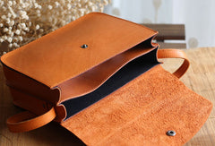 Handmade Leather phone purse stachel bag for women leather shoulder bag