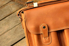 [ On Sale ] Vintage Leather Messenger Bags Cool Travel Messenger Bag Shoulder Bag for Men